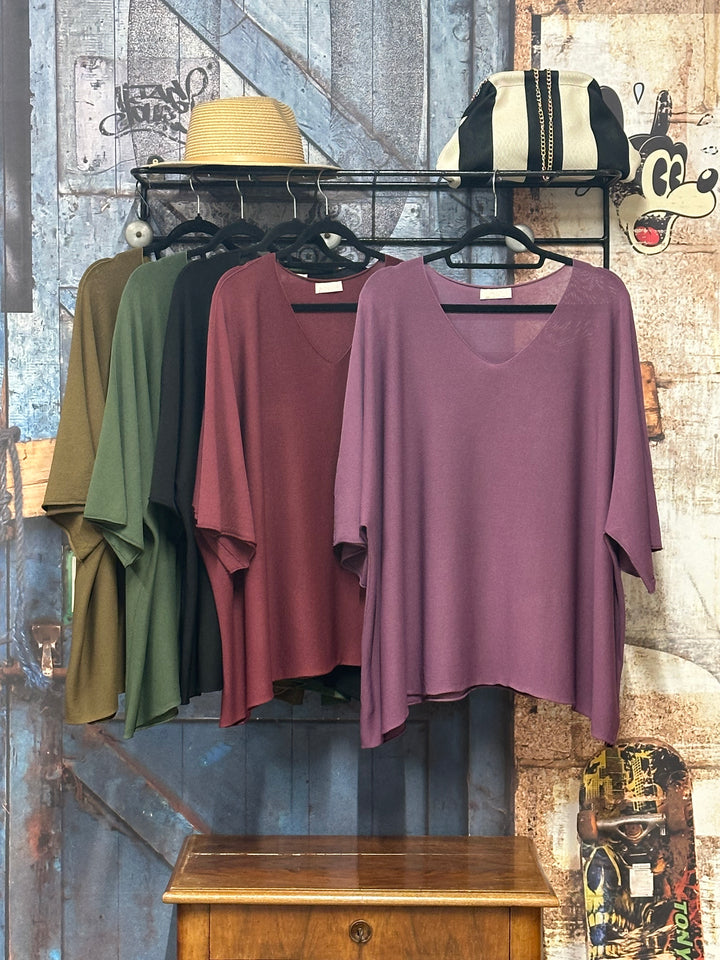 T-shirt ultra fluide "Alice" (42/48) MADE IN ITALY