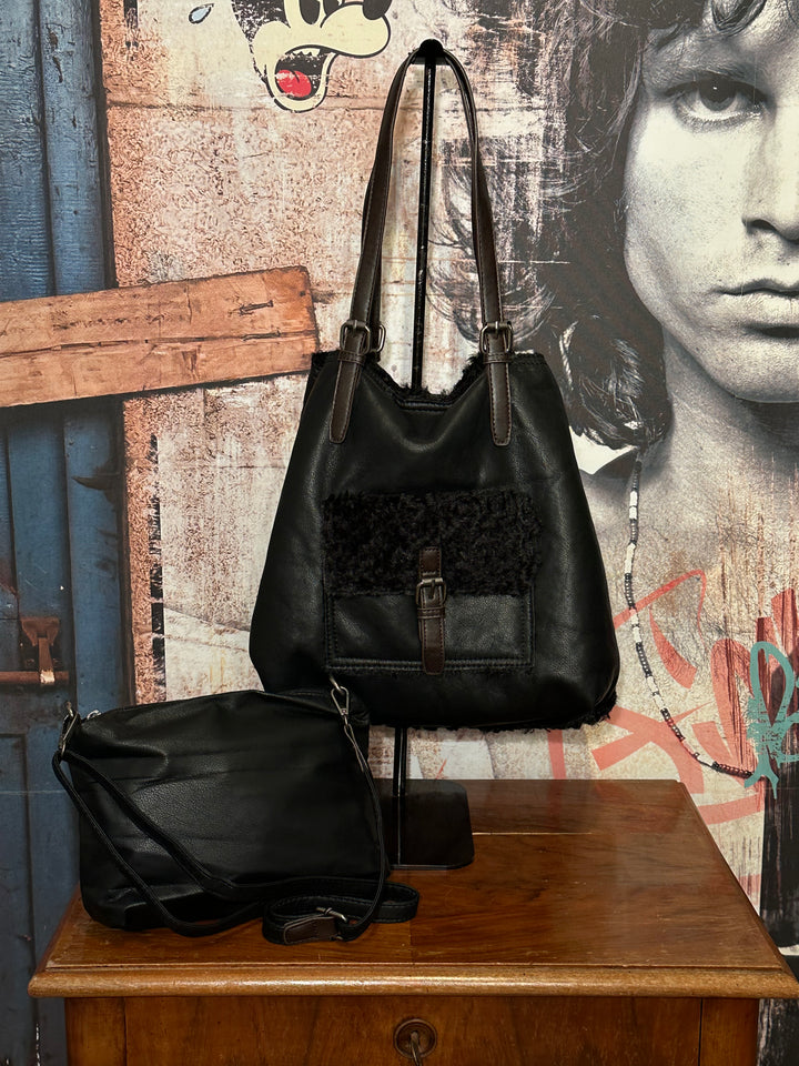Duo "sacs assortis" en similicuir