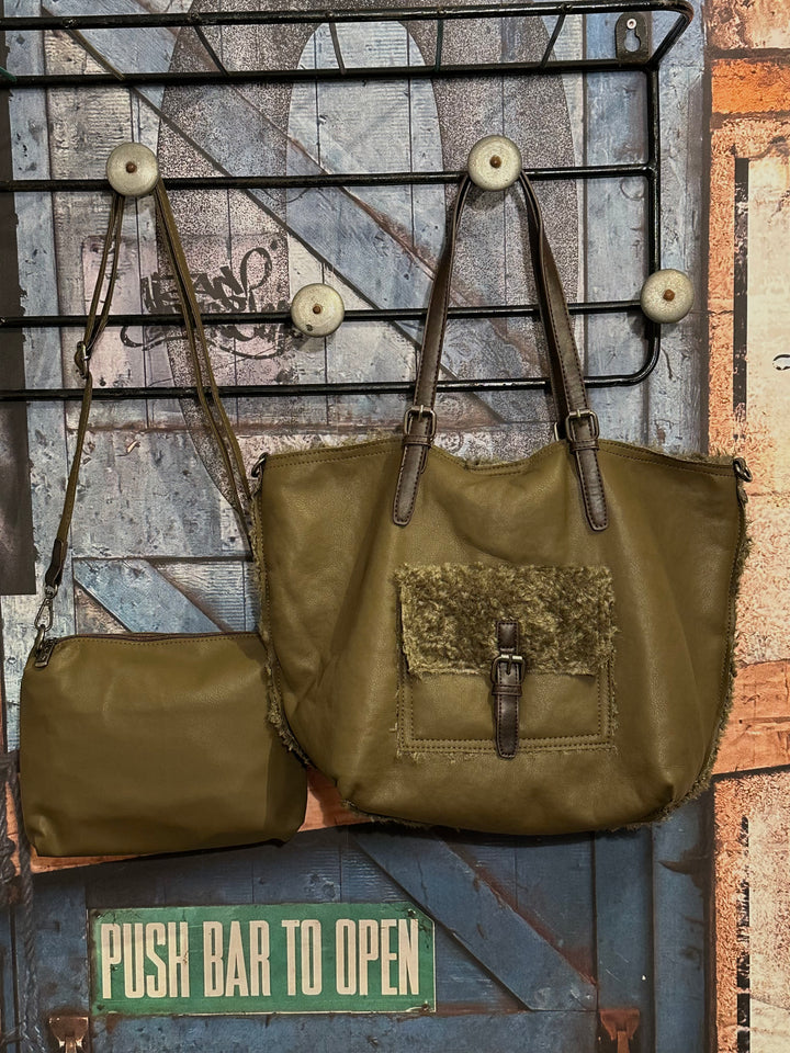 Duo "sacs assortis" en similicuir