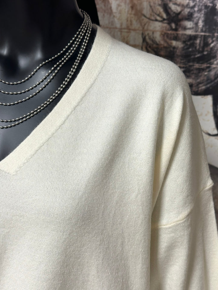 Pull manches dentelle "Antoine" (40/42 et 44/46 )
