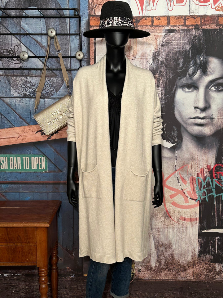 Gilet uni long (38/44)