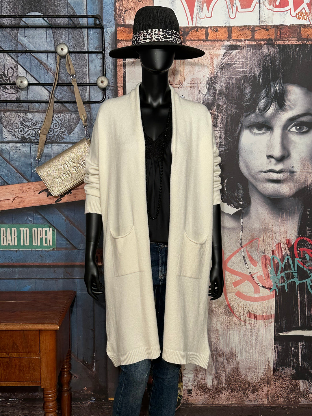 Gilet uni long (38/44)