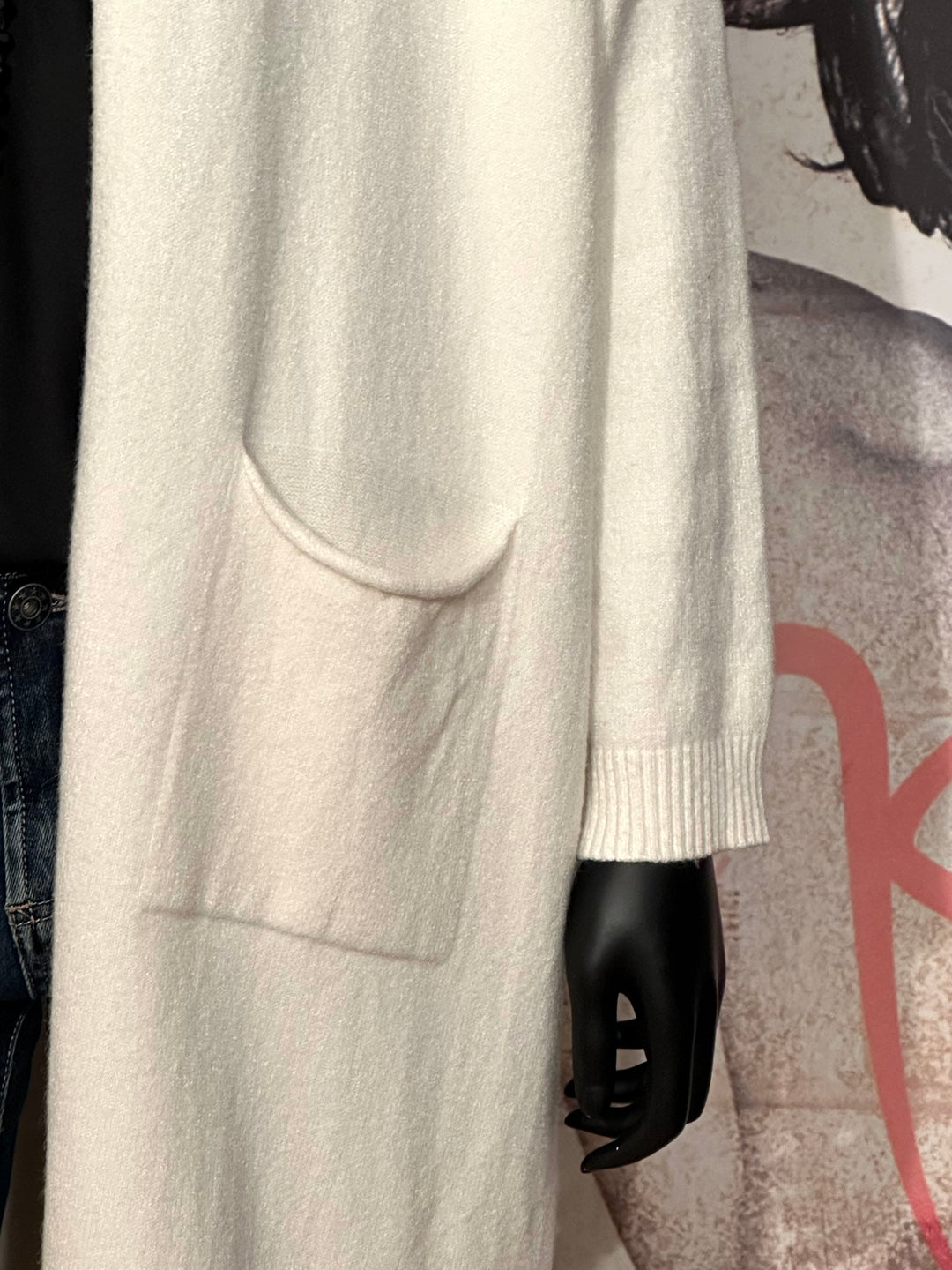 Gilet uni long (38/44)