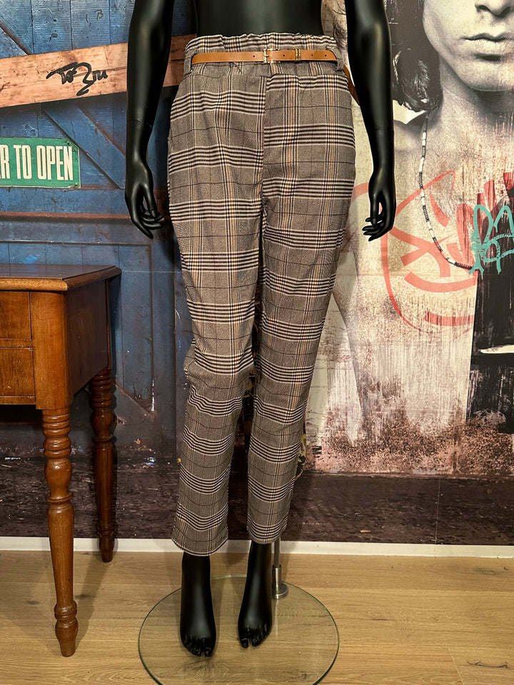Pantalon chic motif à carreaux (44 ➡️ 50) MADE IN 🇮🇹