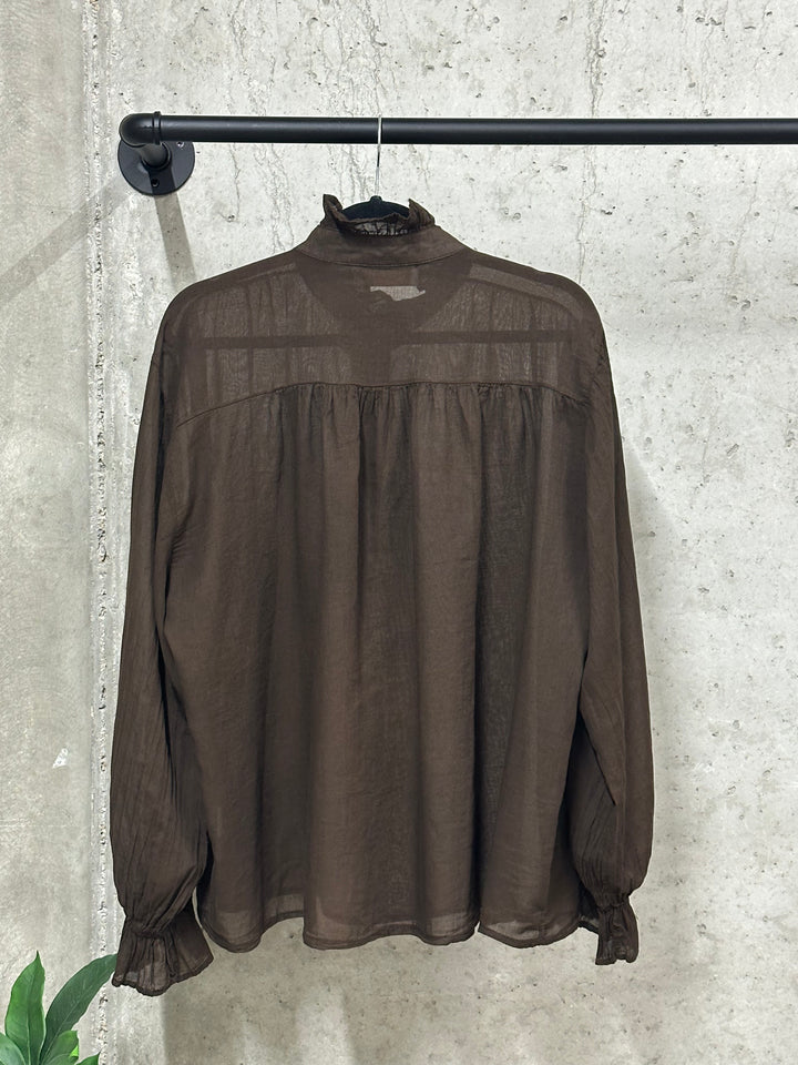 Blouse "Jeanne" (42/46) 100% voile de coton MADE IN ITALY