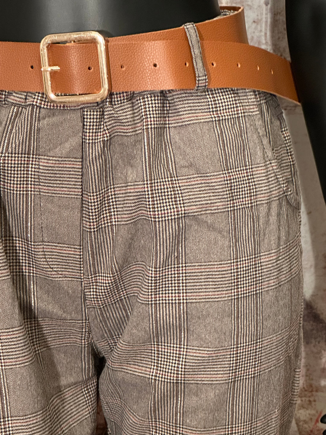 Jogg motifs à carreaux ou pied de poule (38/42) MADE IN 🇮🇹