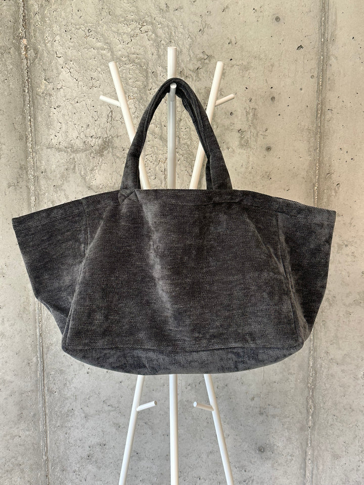 Tasche/Tragetasche Lulu "Je m'en fous avec élégance" anthrazit 100% 🇫🇷