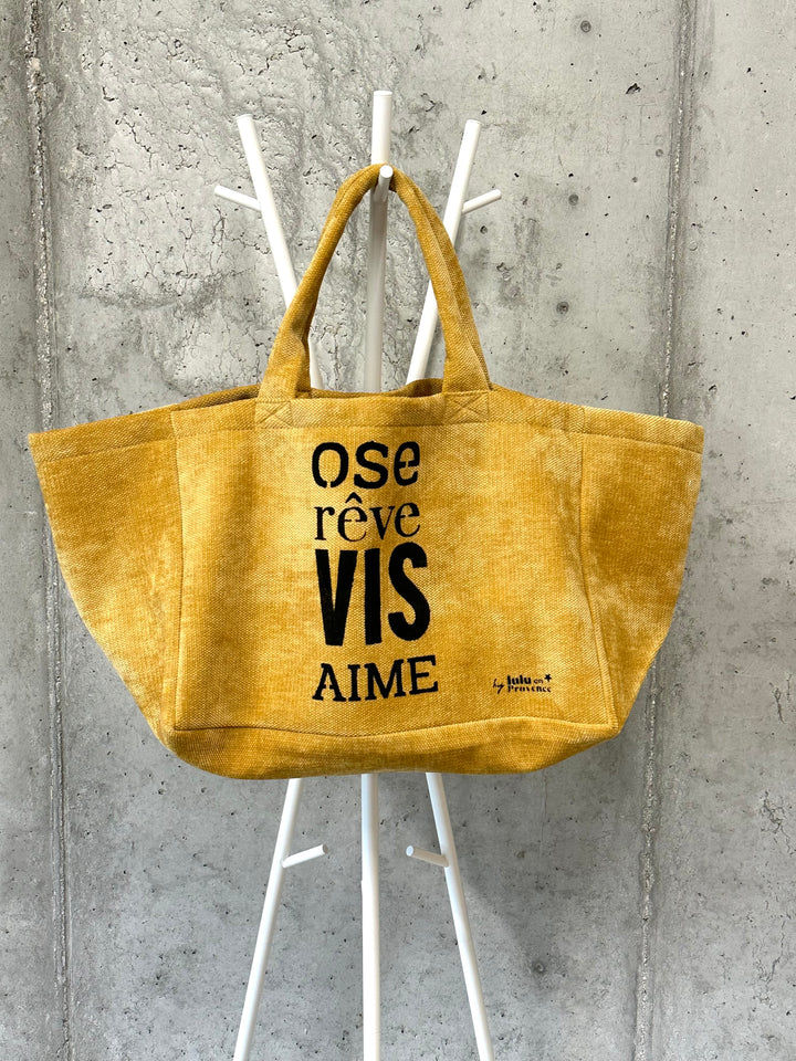 Sac/cabas Lulu "Ose rêve vis aime" 100% 🇫🇷