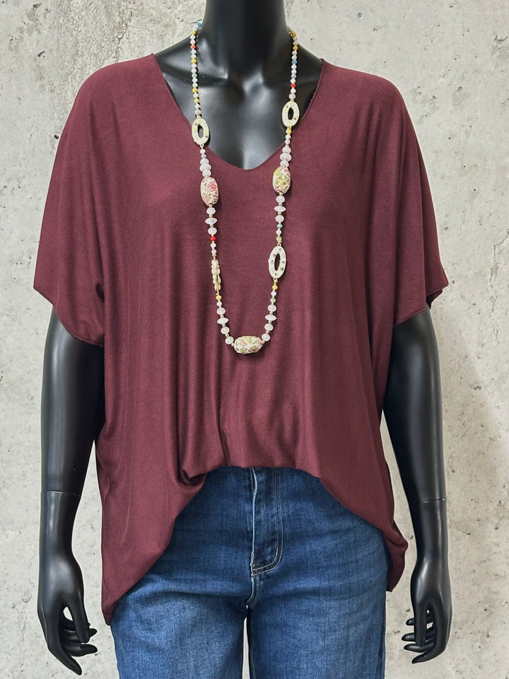 T-shirt uni "Liam" (42/46) MADE IN ITALY