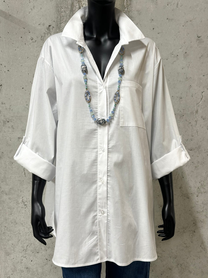 Chemise "Stella" 100% coton (42/46) MADE IN ITALY
