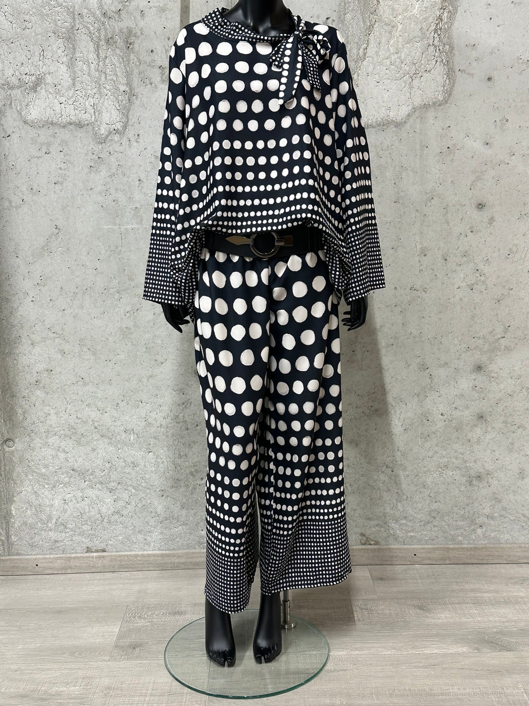 Ensemble blouse &amp; pantalon "Sophia" (42/46) MADE IN ITALY