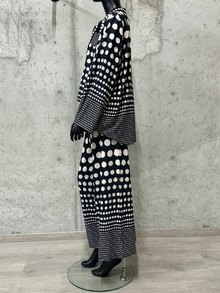 Ensemble blouse &amp; pantalon "Sophia" (42/46) MADE IN ITALY