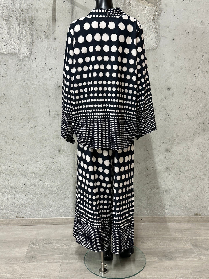 Ensemble blouse &amp; pantalon "Sophia" (42/46) MADE IN ITALY