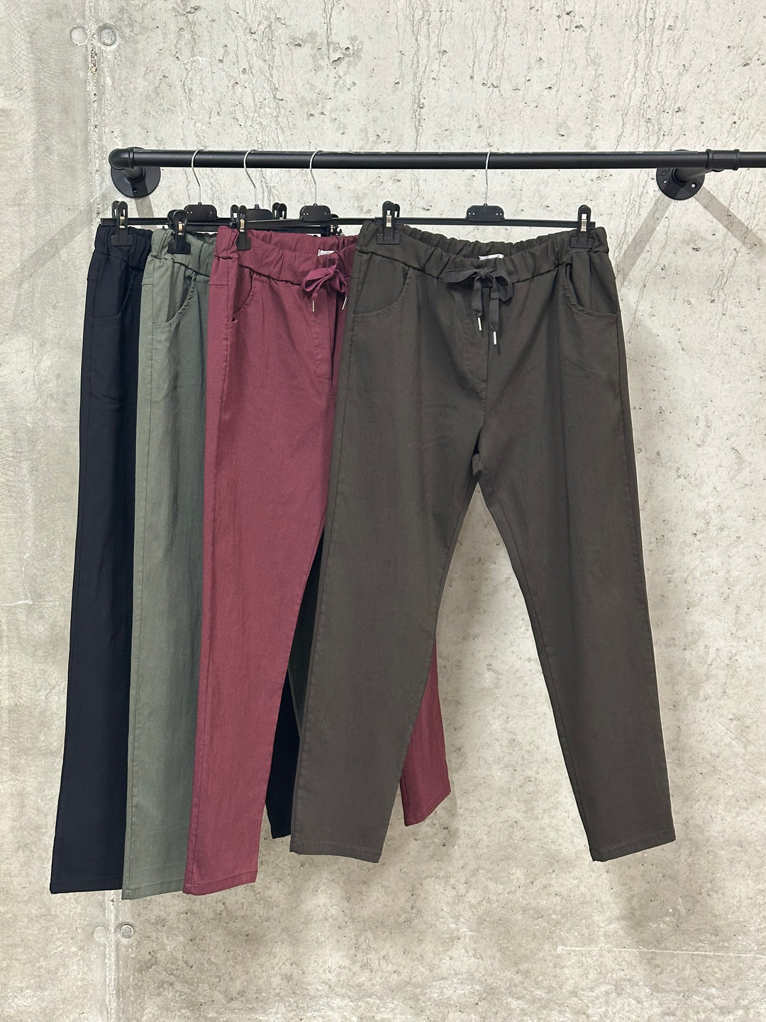 Pantalon/jogg "Nino" taille élastique (44/48) MADE IN ITALY