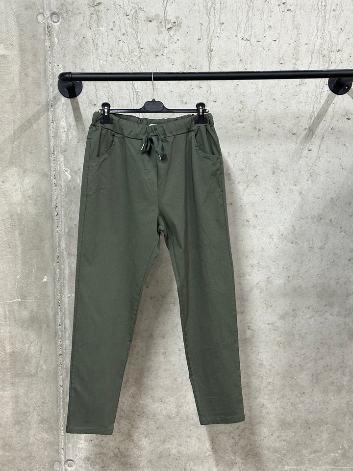 Pantalon/jogg "Nino" taille élastique (44/48) MADE IN ITALY