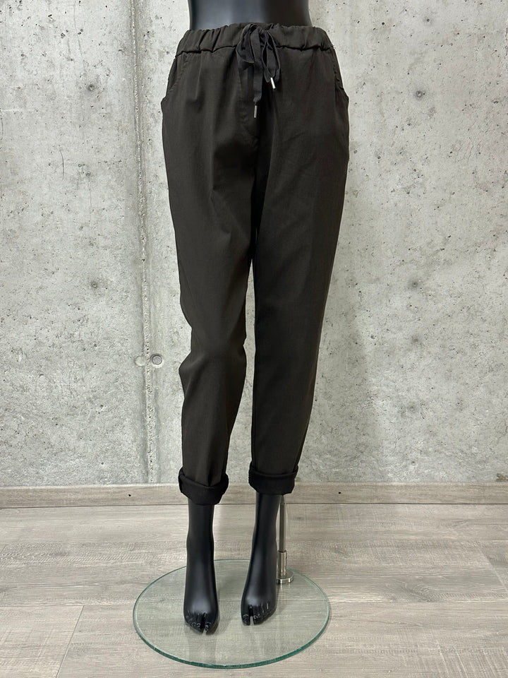 Pantalon/jogg "Nino" taille élastique (44/48) MADE IN ITALY