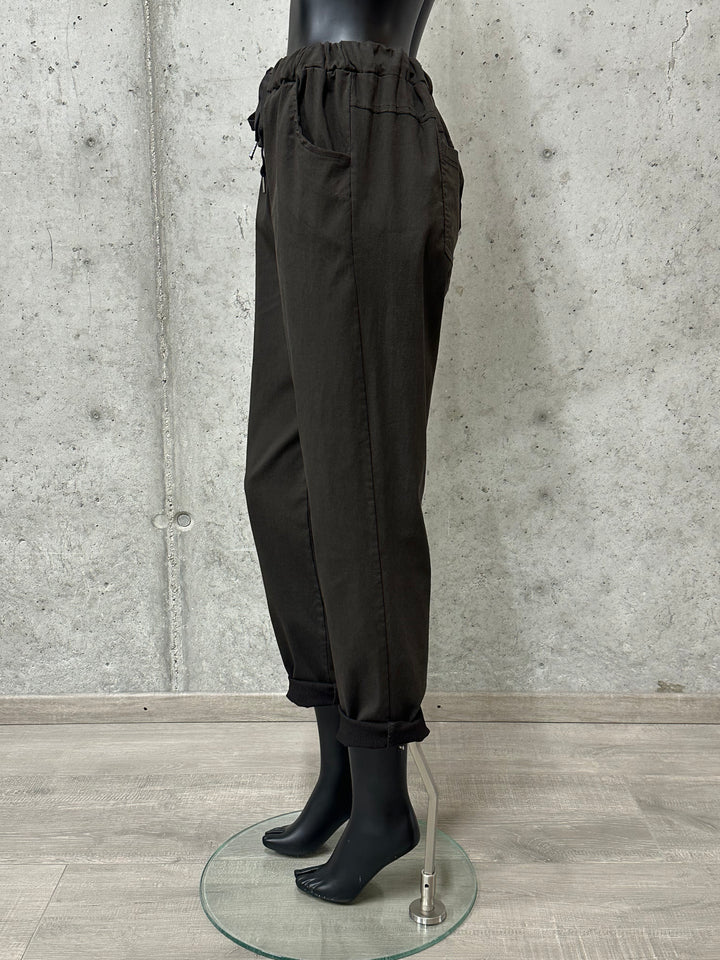 Pantalon/jogg "Nino" taille élastique (44/48) MADE IN ITALY