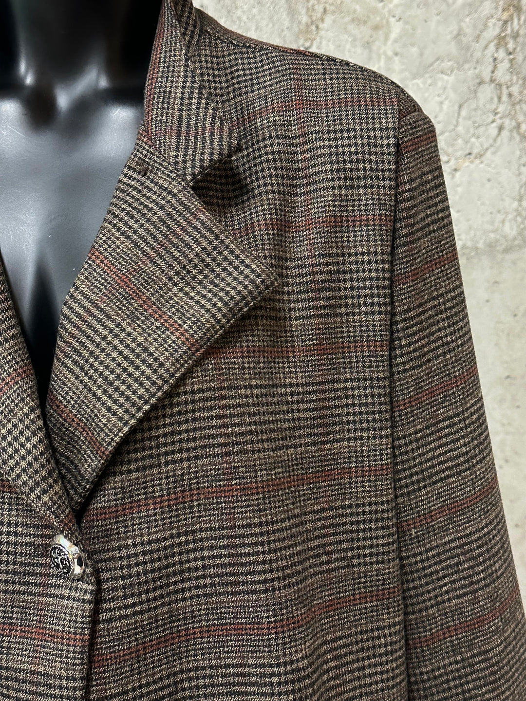 Veste blazer à carreaux "Amélia" (42/46) MADE IN ITALY