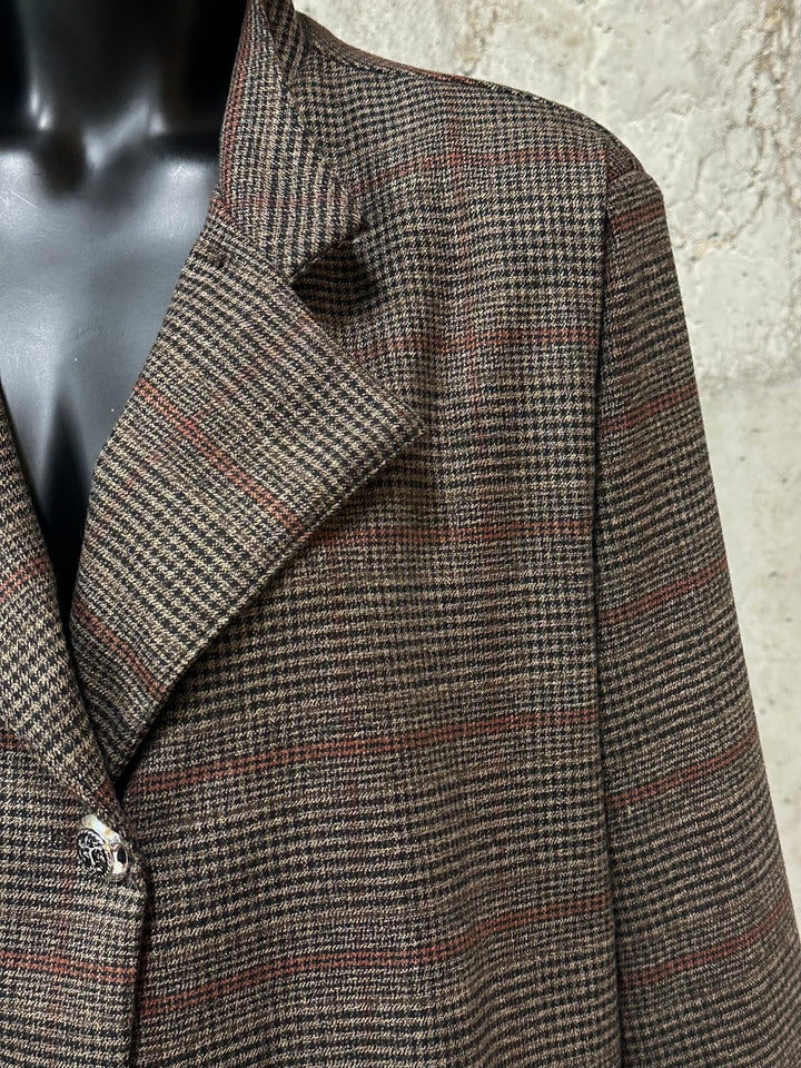 Veste blazer à carreaux "Amélia" (42/46) MADE IN ITALY