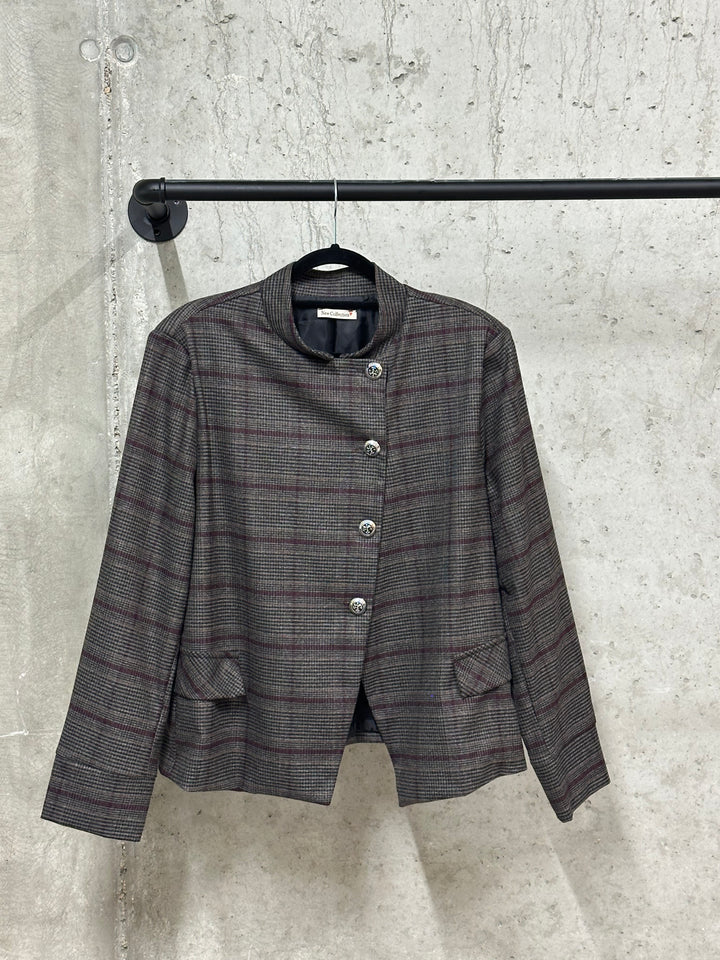 Veste blazer à carreaux "Amélia" (42/46) MADE IN ITALY