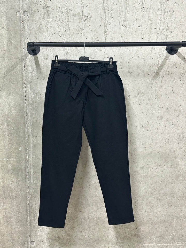 Pantalon/jogg "Marcus" taille élastique et noeud (42/46) MADE IN ITALY