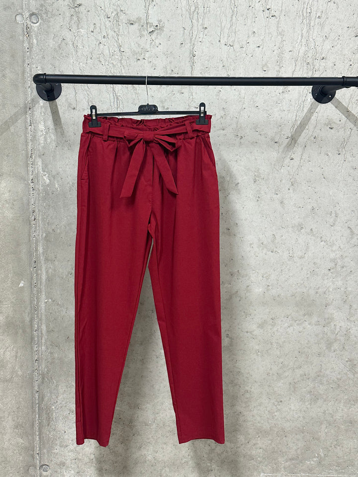 Pantalon/jogg "Marcus" taille élastique et noeud (42/46) MADE IN ITALY