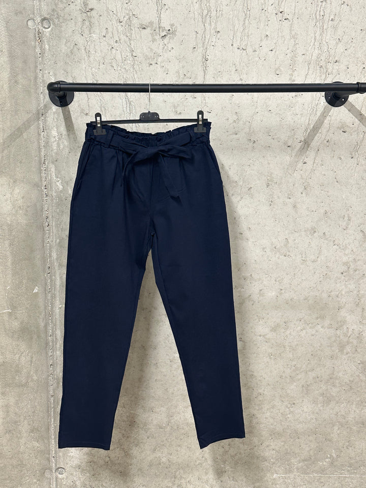 Pantalon/jogg "Marcus" taille élastique et noeud (42/46) MADE IN ITALY