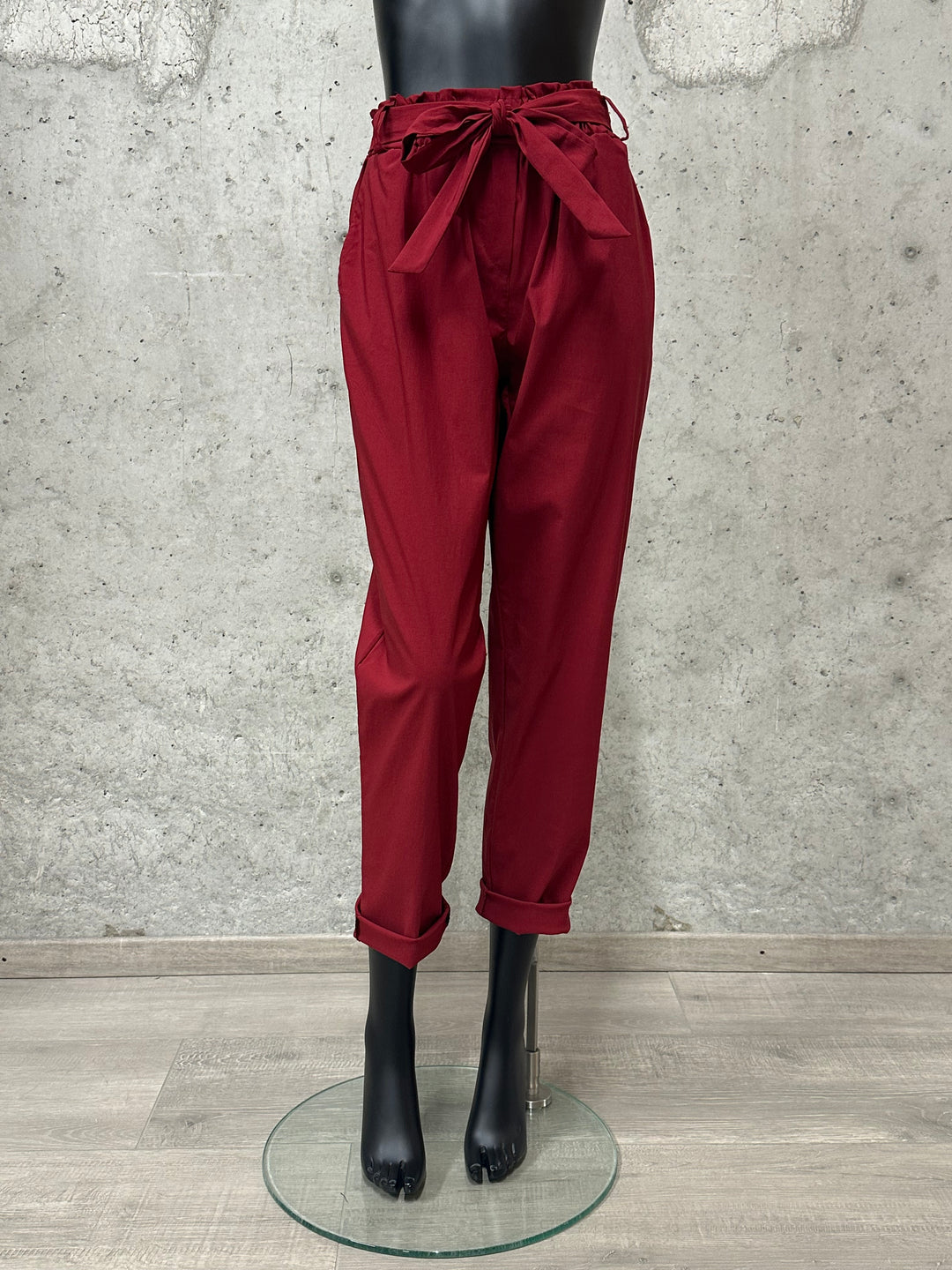Pantalon/jogg "Marcus" taille élastique et noeud (42/46) MADE IN ITALY