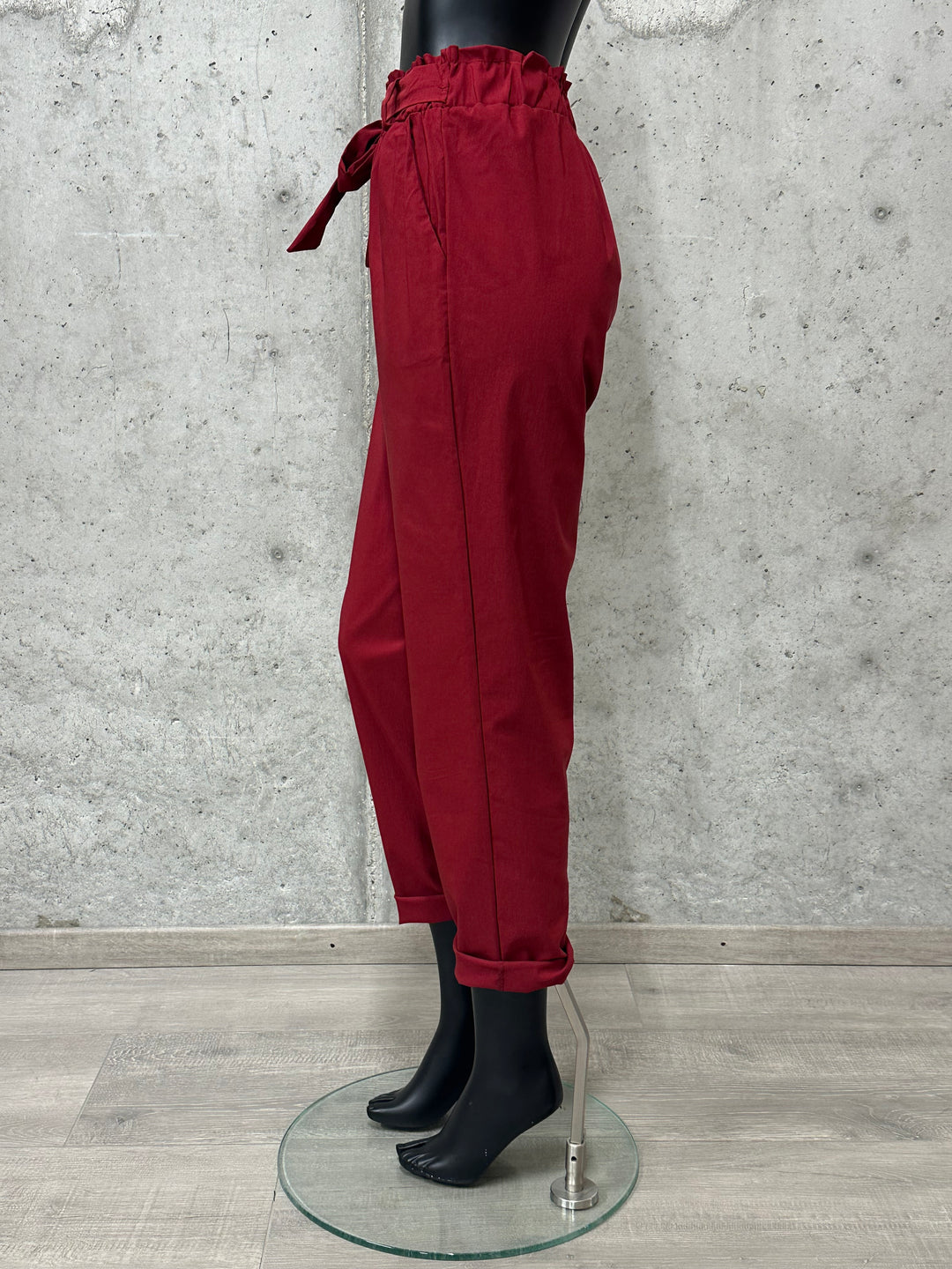 Pantalon/jogg "Marcus" taille élastique et noeud (42/46) MADE IN ITALY
