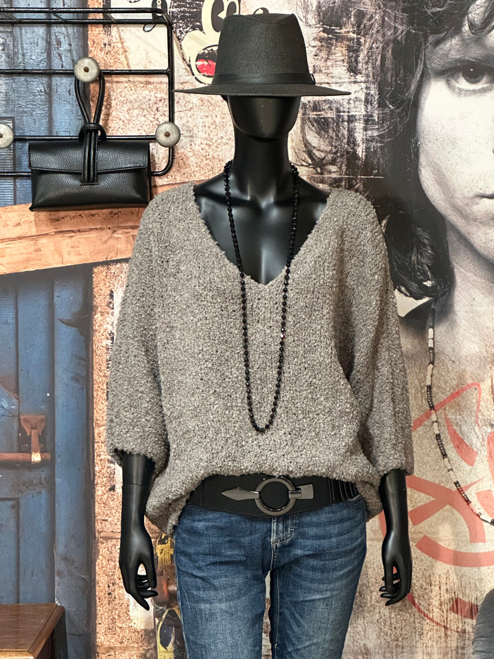 Oversize-Bouclé-Pullover (38/44) MADE IN 🇮🇹