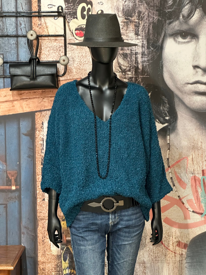 Oversize-Bouclé-Pullover (38/44) MADE IN 🇮🇹