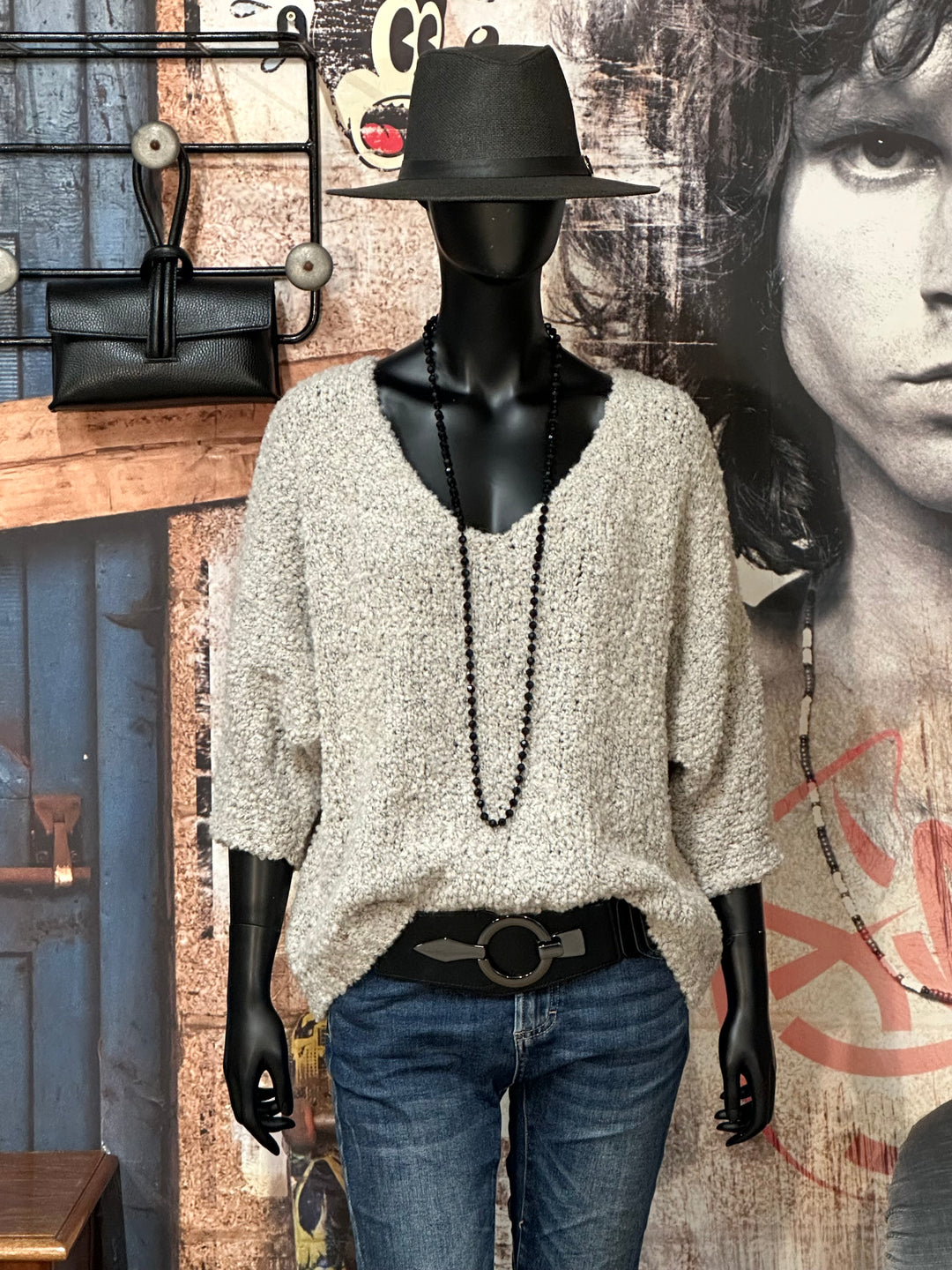 Oversize-Bouclé-Pullover (38/44) MADE IN 🇮🇹