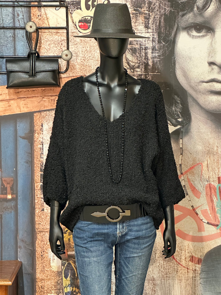 Oversize-Bouclé-Pullover (38/44) MADE IN 🇮🇹