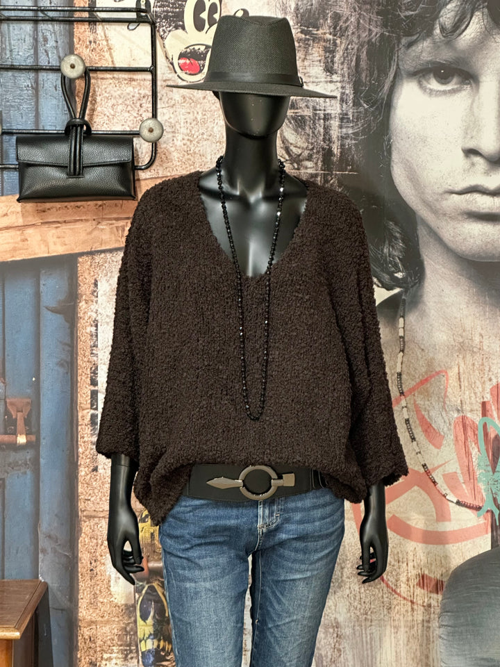 Oversize-Bouclé-Pullover (38/44) MADE IN 🇮🇹