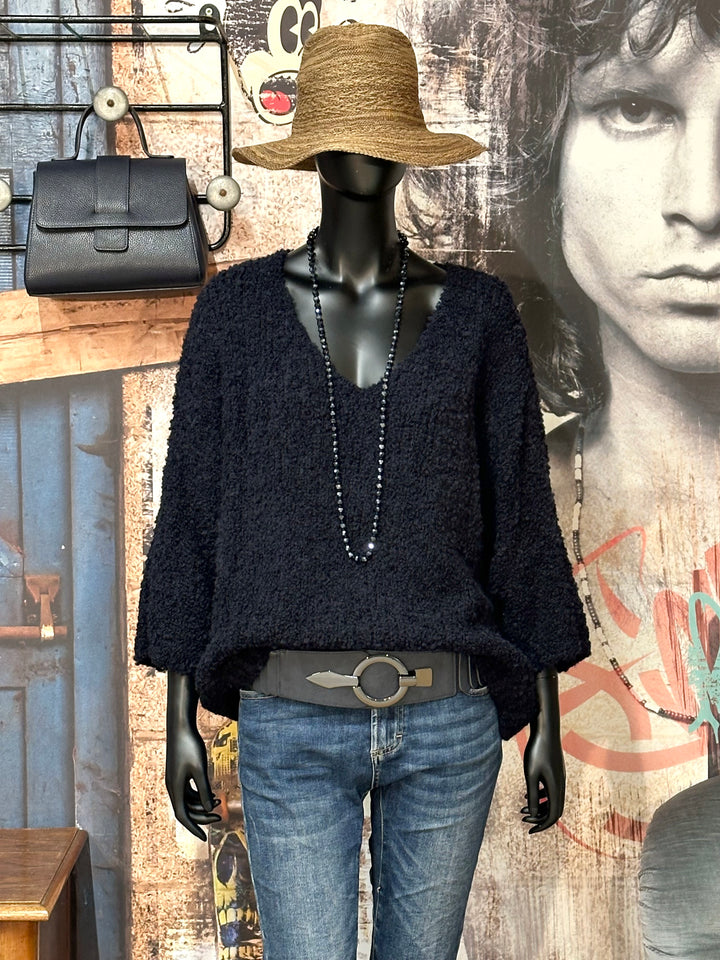 Oversize-Bouclé-Pullover (38/44) MADE IN 🇮🇹
