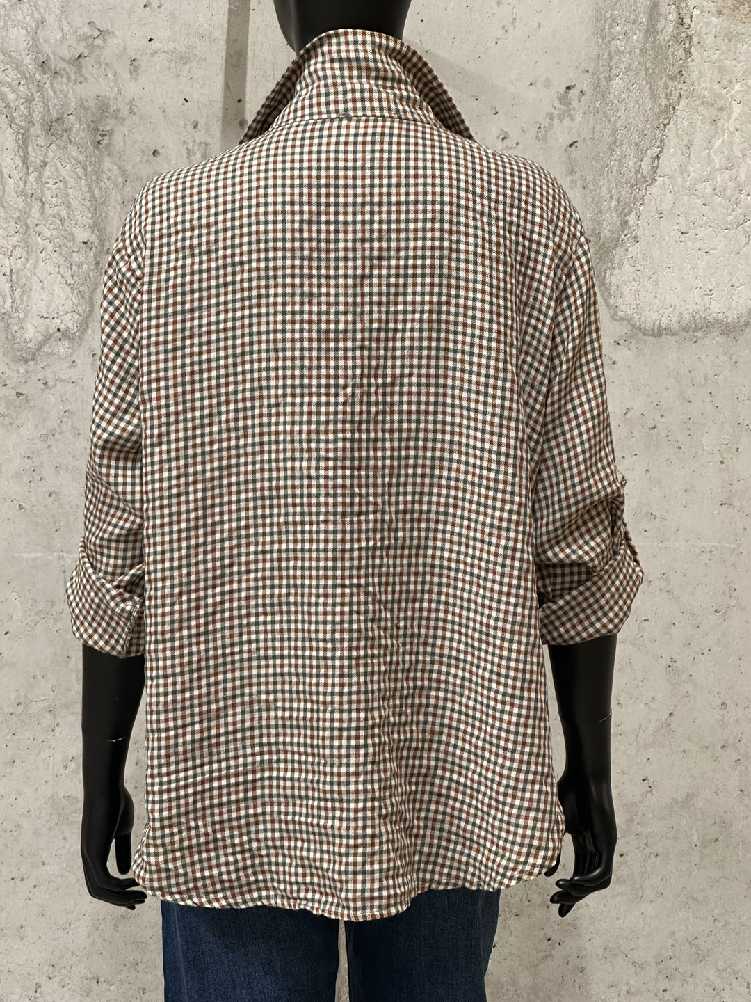 Chemisier à carreaux "Paco" (36/40) MADE IN ITALY