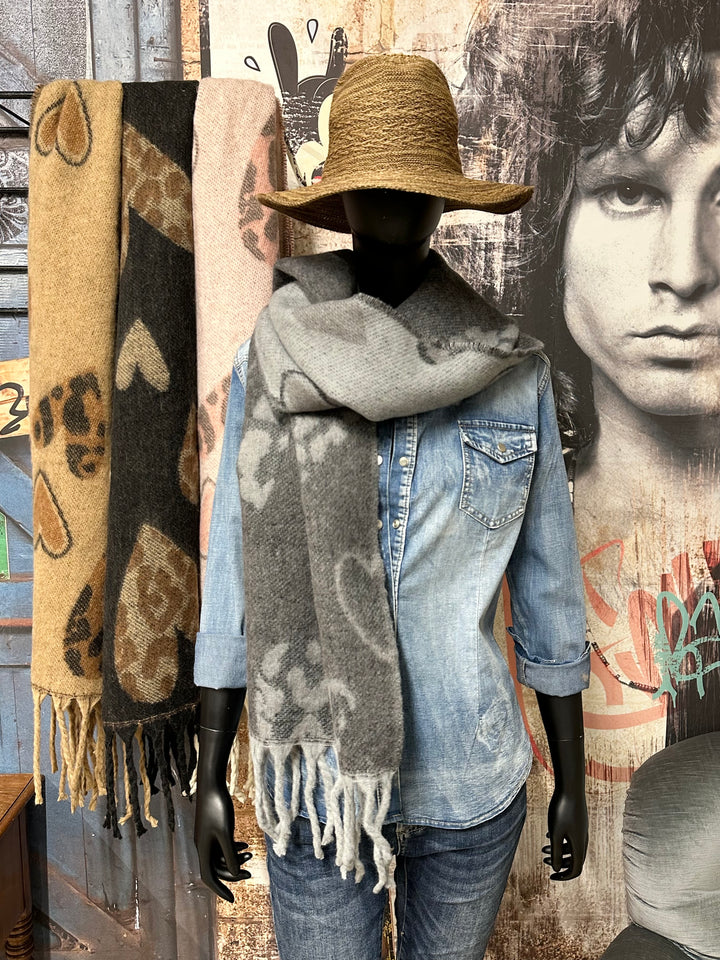 Wendeschal "Herzen & Leopard"