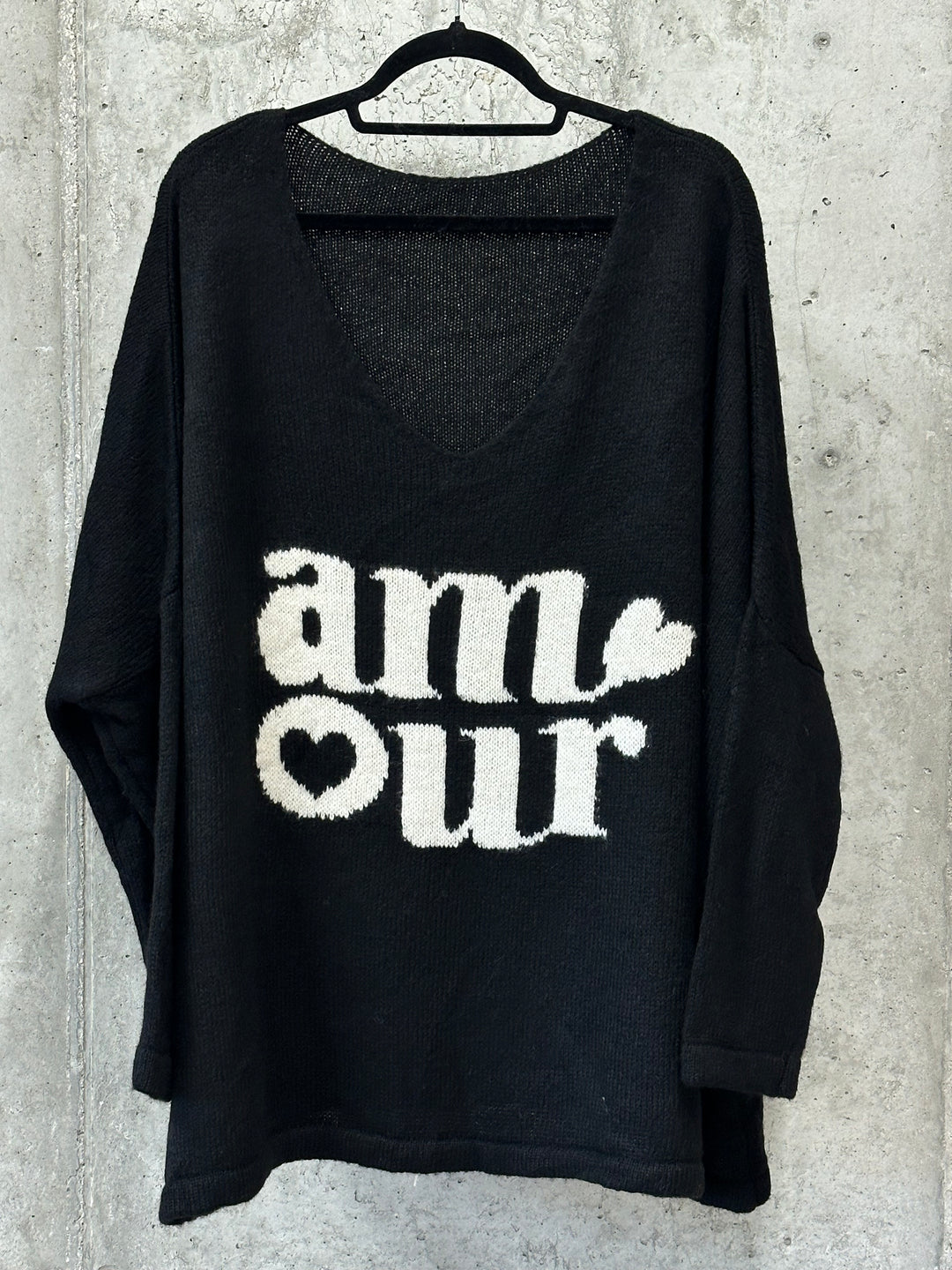 Oversize-Strickpullover "Amour" (44/50) MADE IN 🇮🇹