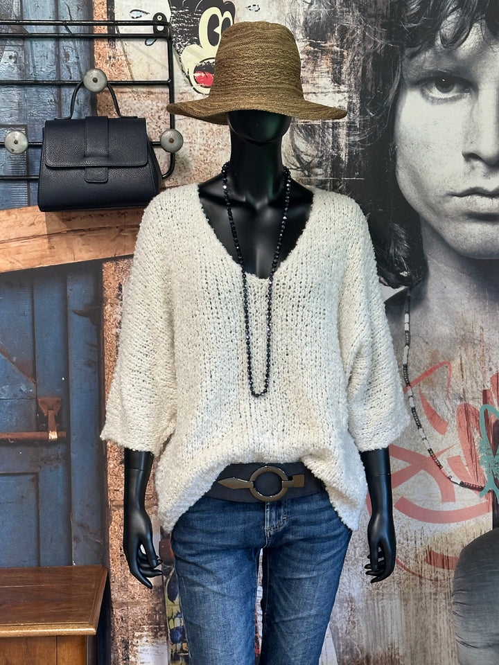 Oversize-Bouclé-Pullover (38/44) MADE IN 🇮🇹