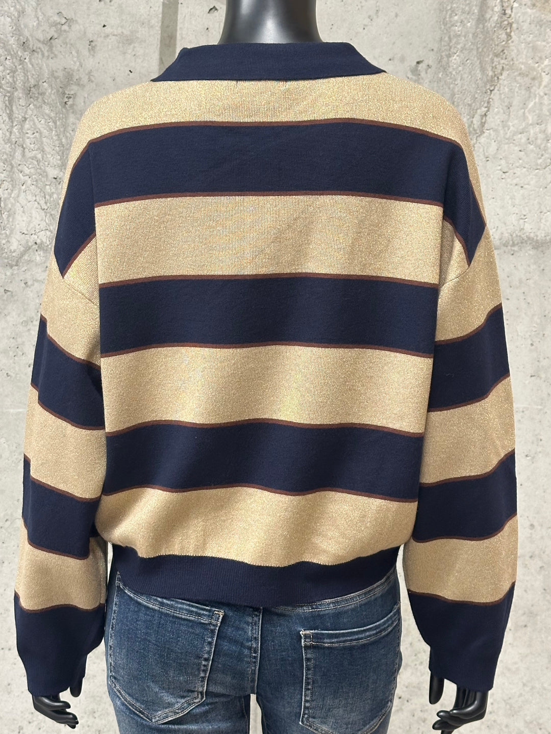 Pull col polo "Aurélien" 100% viscose (38/42)