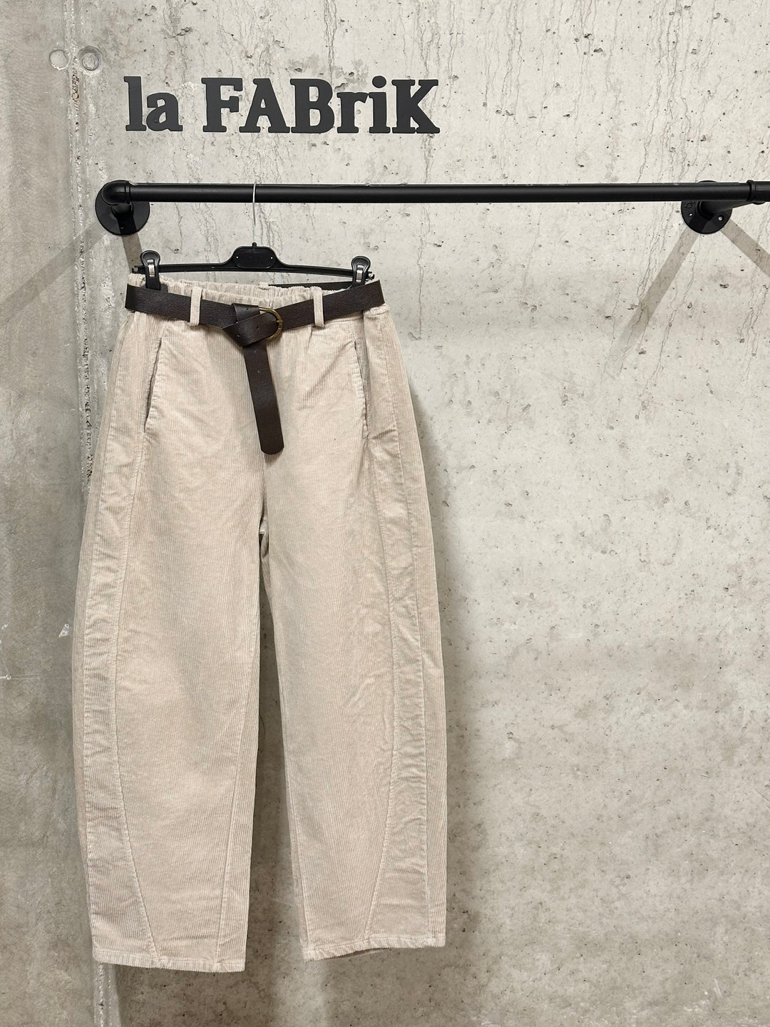 Pantalon ballon en velours côtelé "Lucien" 40/44 MADE IN ITALY