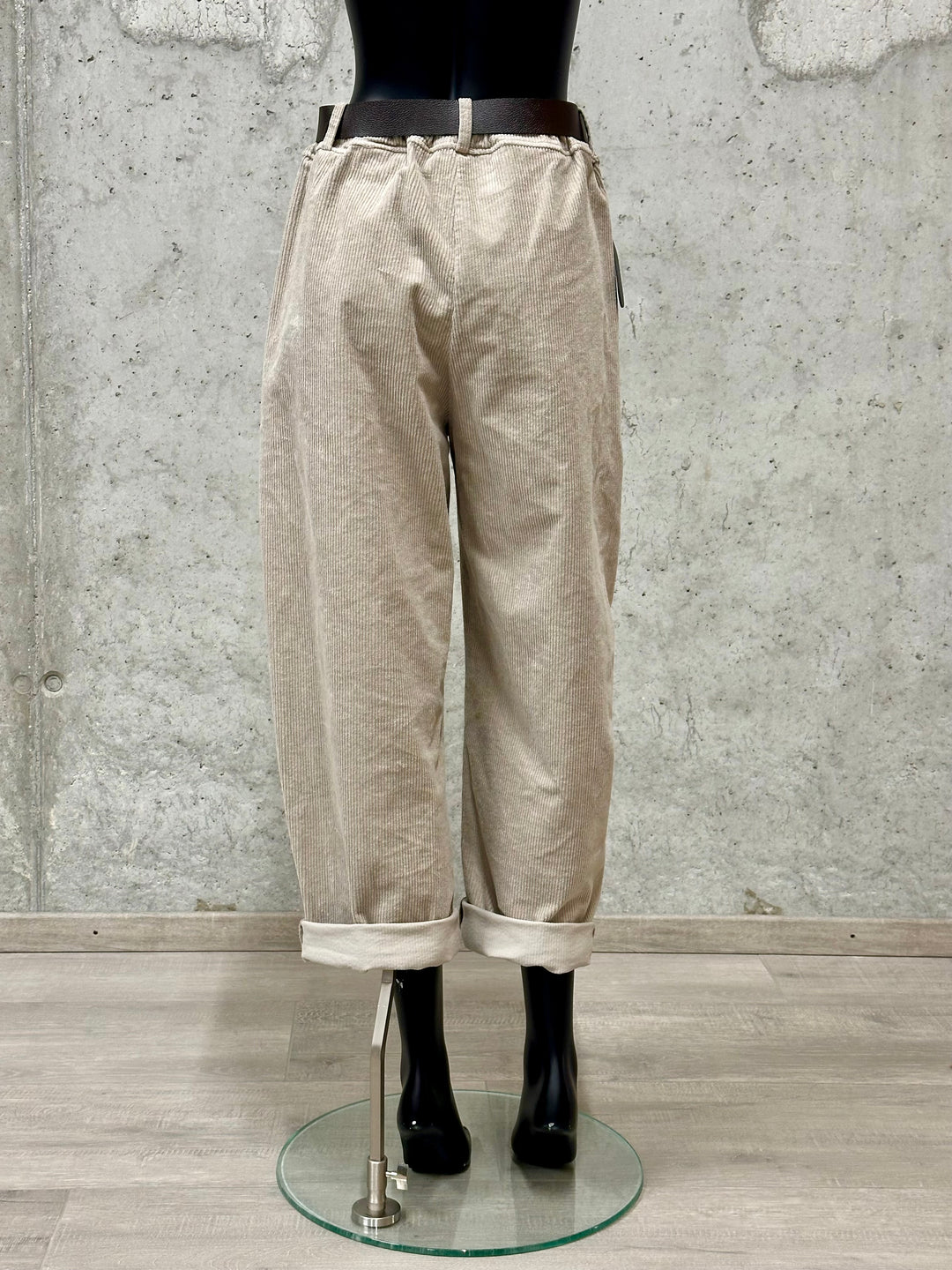 Pantalon ballon en velours côtelé "Lucien" 40/44 MADE IN ITALY