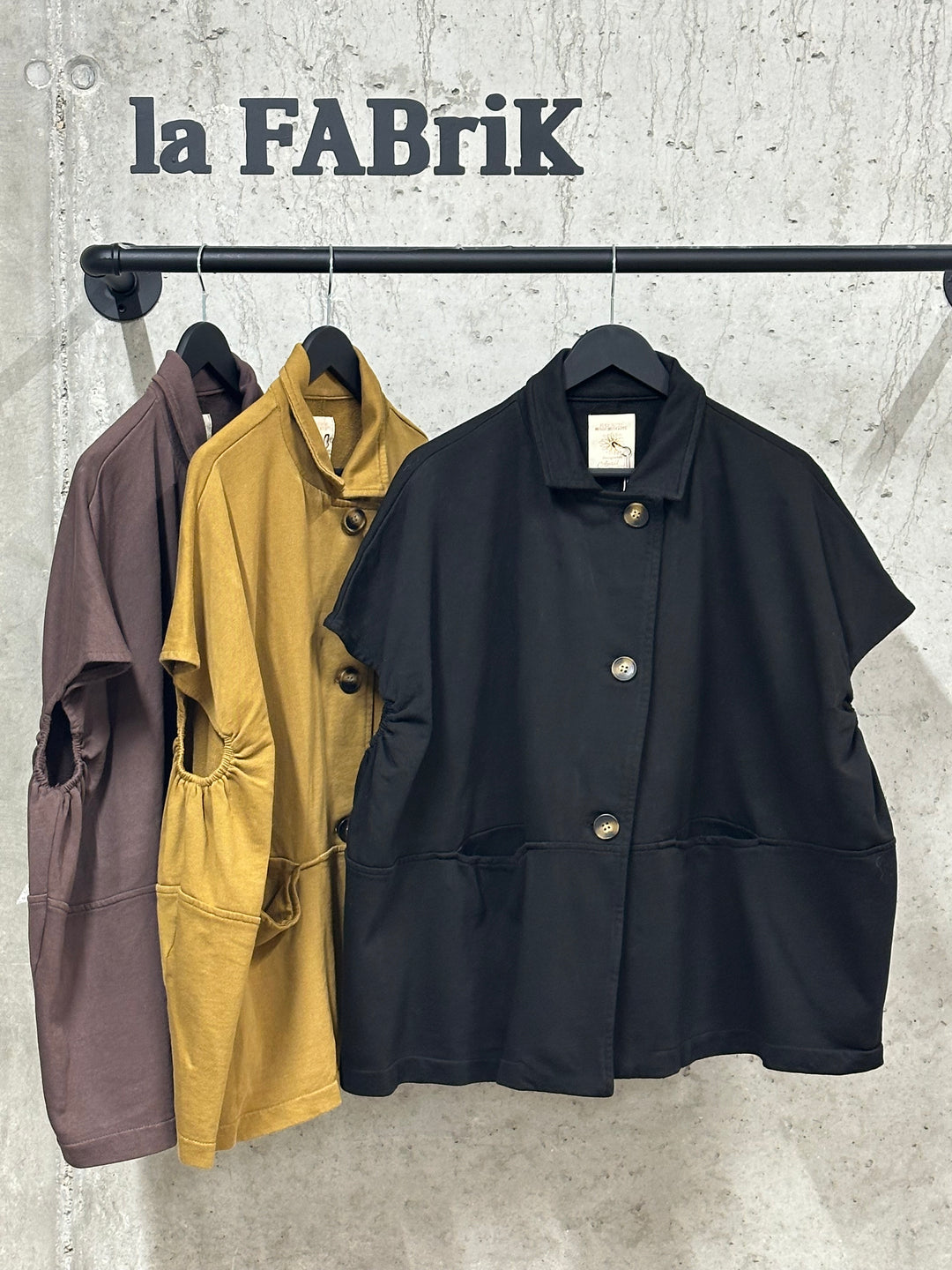 Gilet oversize "Augustin" 100% coton (42/48) MADE IN ITALY