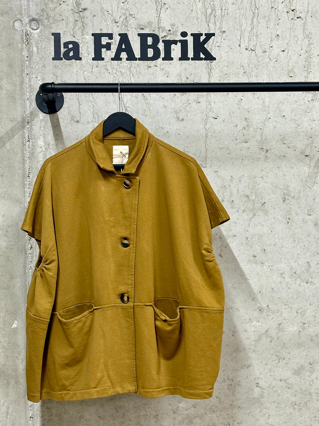 Gilet oversize "Augustin" 100% coton (42/48) MADE IN ITALY