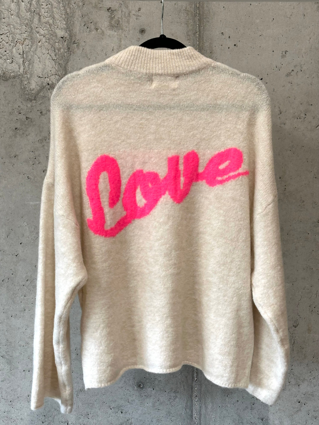 Strickpullover "Love" Stehkragen (38/42) MADE IN 🇮🇹
