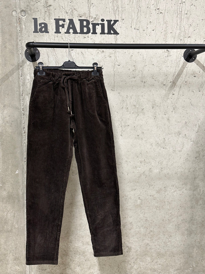 Pantalon/jogg en velours côtelé "Achille" 36/38 MADE IN ITALY