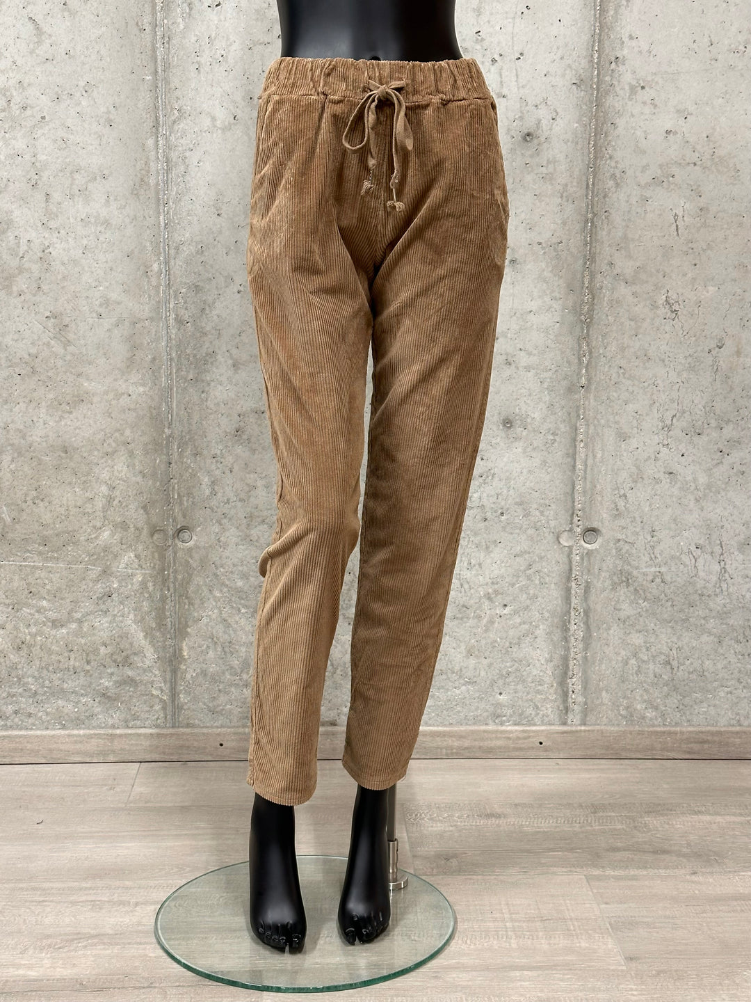 Pantalon/jogg en velours côtelé "Achille" 36/38 MADE IN ITALY