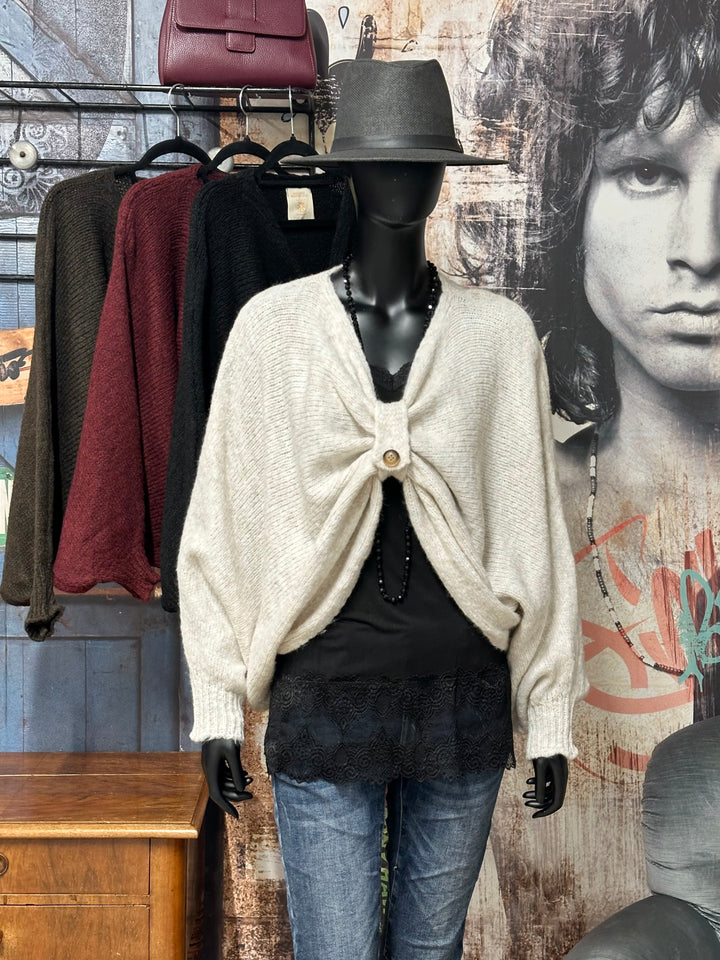 Pullover/Bolero 2 in 1 aus Strick (38/46) MADE IN 🇮🇹