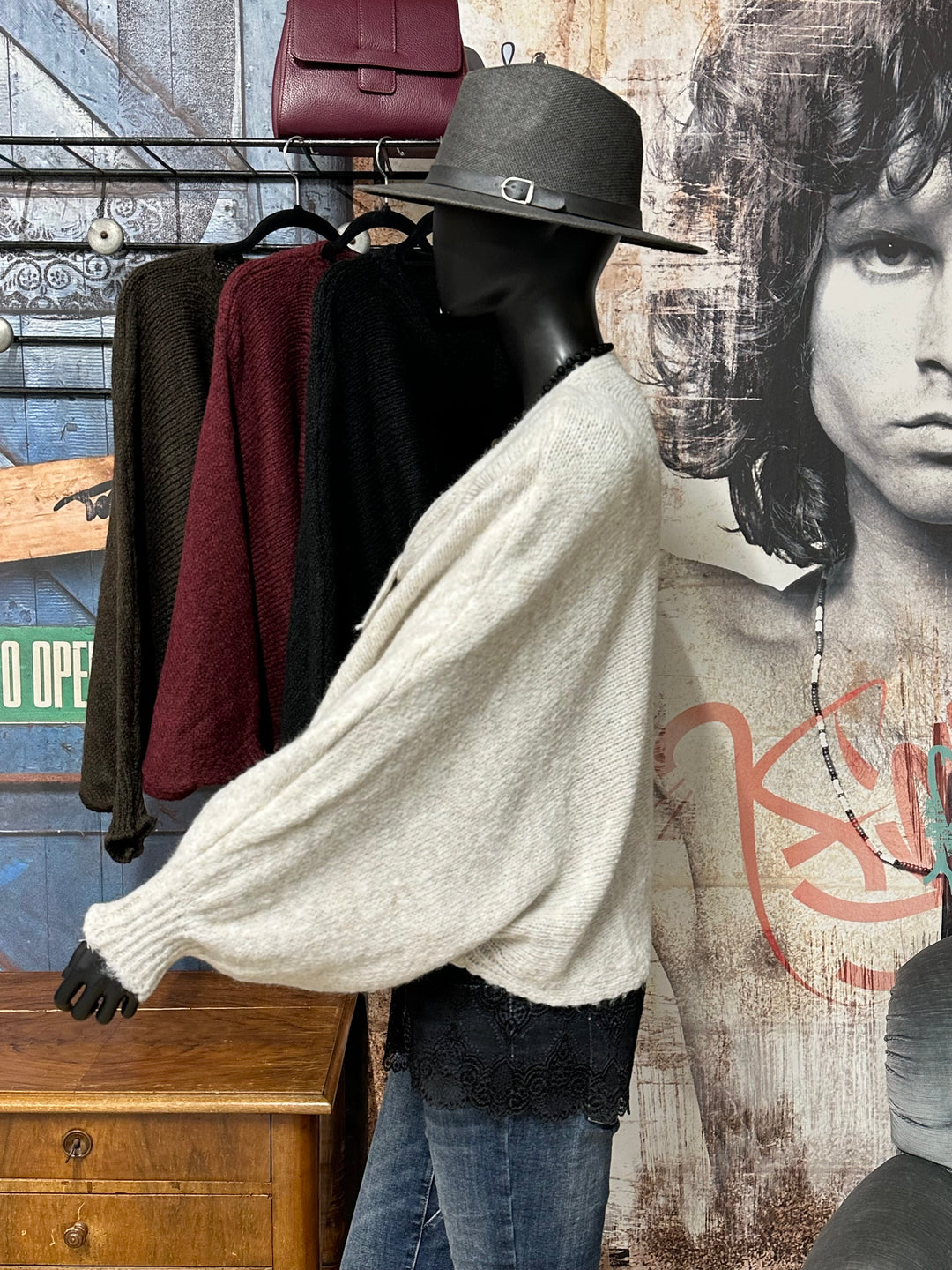 Pullover/Bolero 2 in 1 aus Strick (38/46) MADE IN 🇮🇹