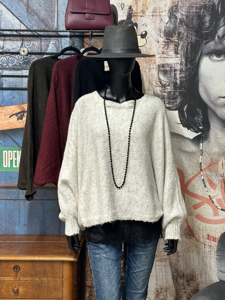 Pullover/Bolero 2 in 1 aus Strick (38/46) MADE IN 🇮🇹